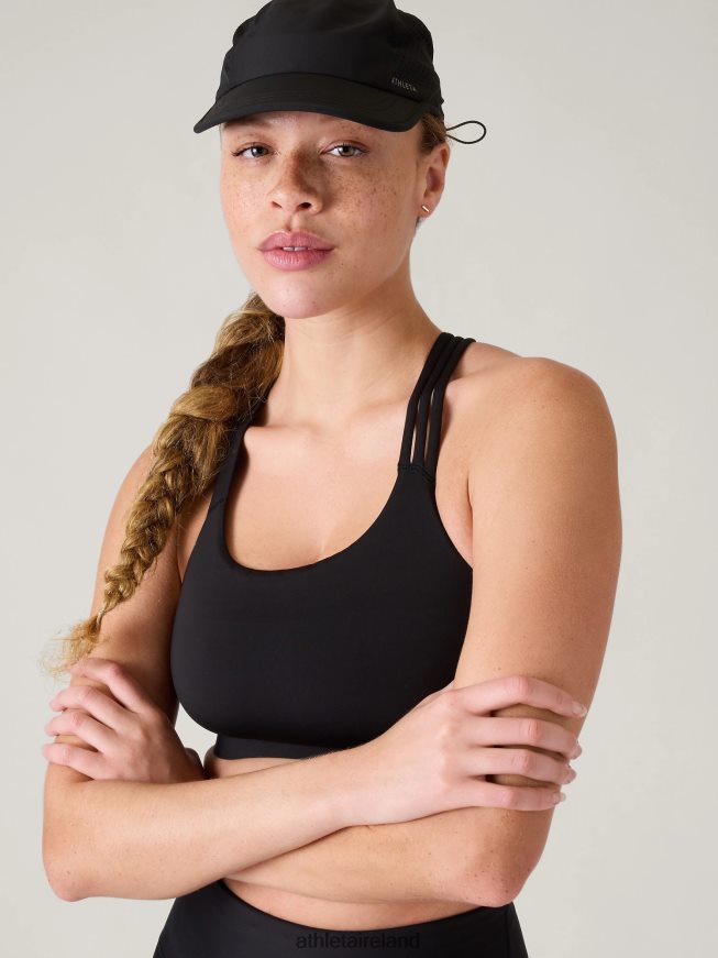 Accessories Athleta Pacesetter Run Hat Black Women TB826Z1003