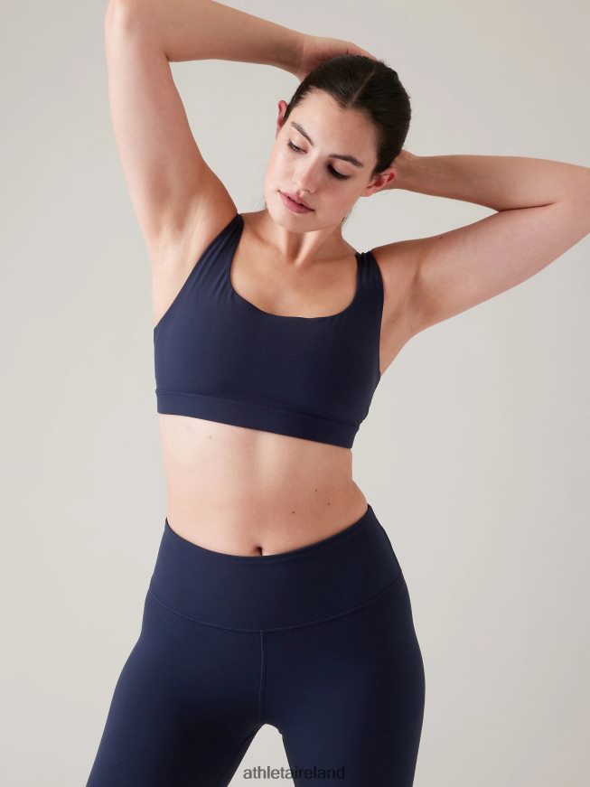 Bras & Underwear | Athleta Exhale Bra A-C Navy Women TB826Z597