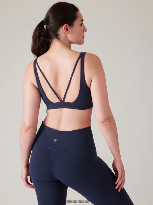 Bras & Underwear | Athleta Exhale Bra A-C Navy Women TB826Z597