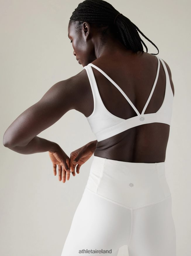 Bras & Underwear | Athleta Exhale Bra A-C White Women TB826Z658