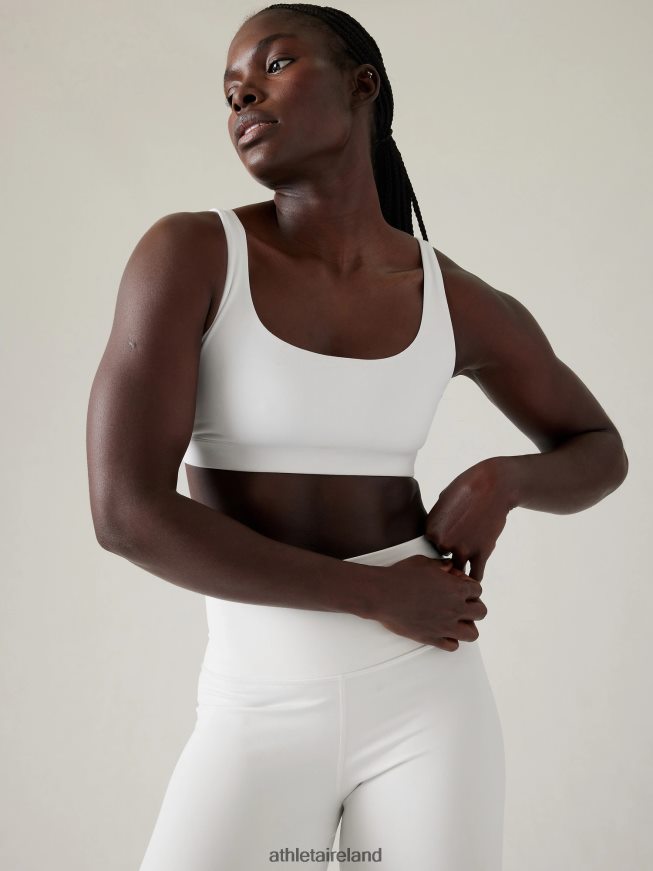 Bras & Underwear | Athleta Exhale Bra A-C White Women TB826Z658