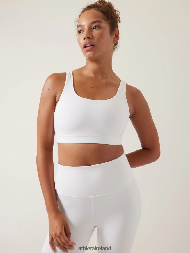 Bras & Underwear | Athleta Exhale Bra D-DD+ White Women TB826Z659