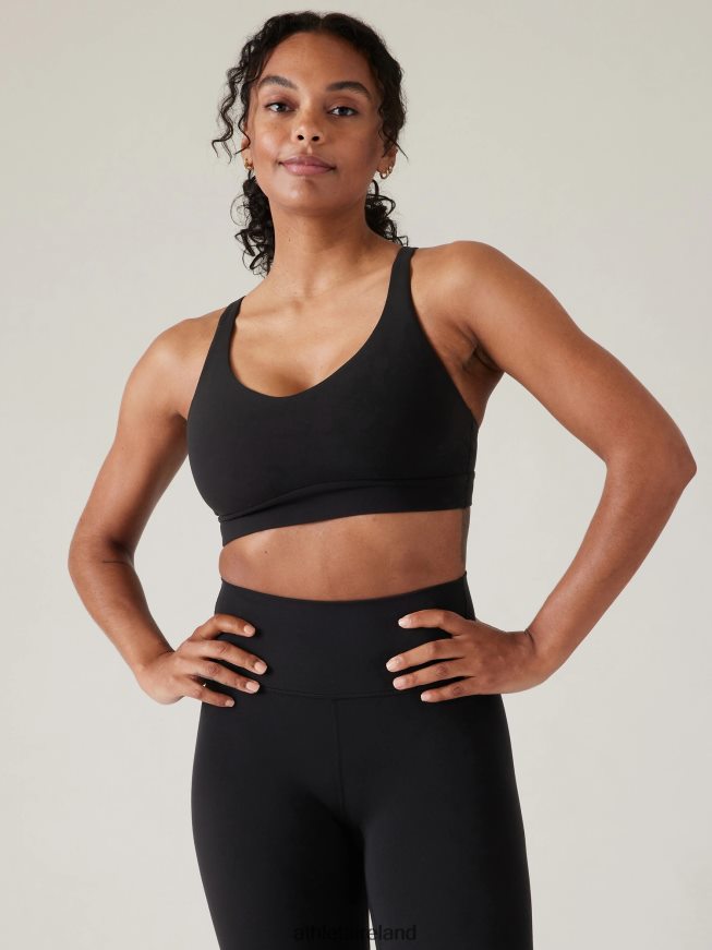 Bras & Underwear | Athleta Solace Bra D-DD+ Black Women TB826Z665