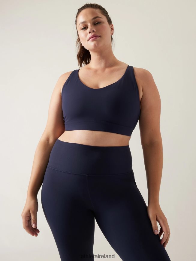 Bras & Underwear | Athleta Solace Bra D-DD+ Navy Women TB826Z596