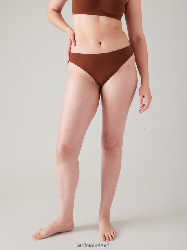 Bras & Underwear | Athleta Ritual Thong Underwear Ancient Mahogany Women TB826Z705