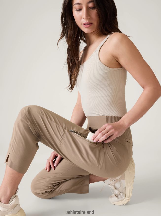 Clothing Athleta Brooklyn Ankle Utility Pant Pyrite Women TB826Z164