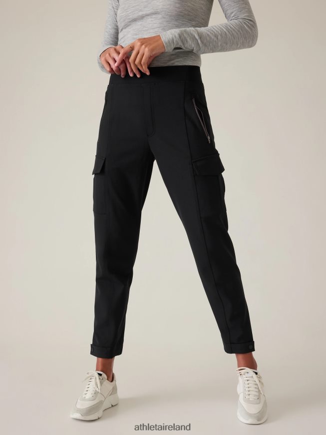 Clothing Athleta Endless Cargo High Rise Jogger Black Women TB826Z99