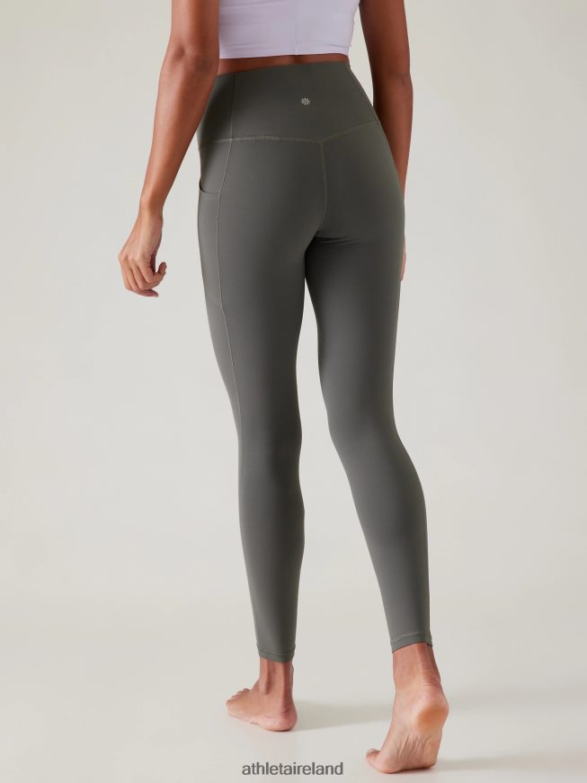 Clothing Athleta Salutation Stash Tight Hematite Grey Women TB826Z171