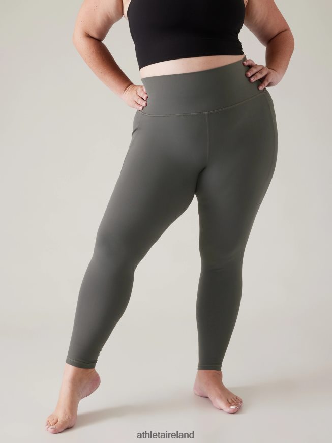 Clothing Athleta Salutation Stash Tight Hematite Grey Women TB826Z171