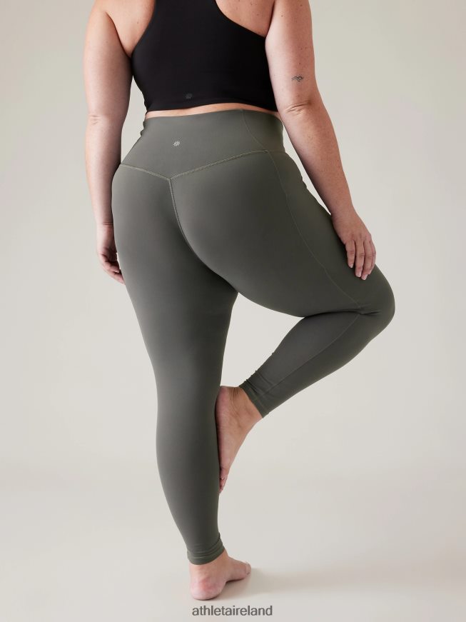 Clothing Athleta Salutation Stash Tight Hematite Grey Women TB826Z171