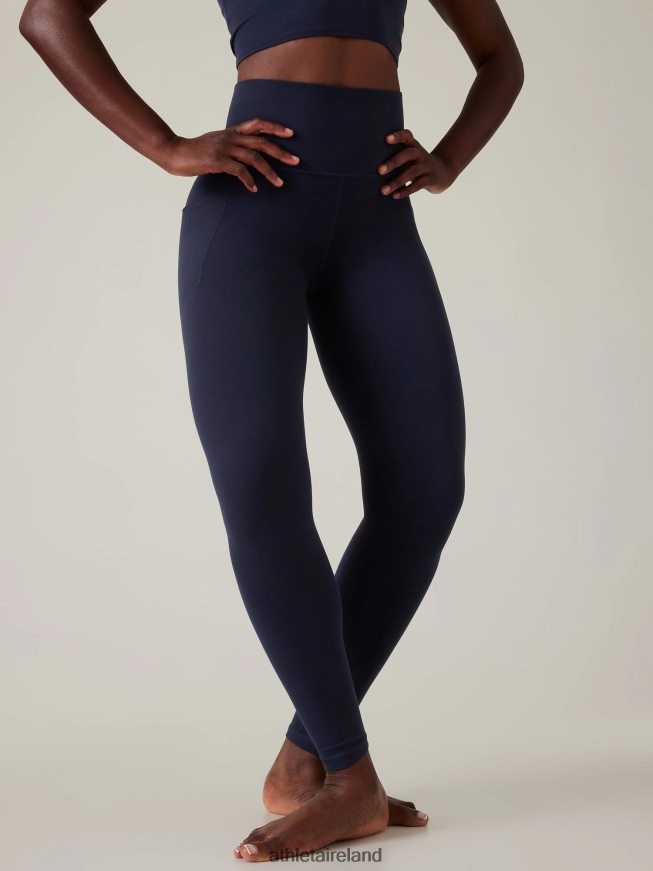 Clothing Athleta Salutation Stash Tight Navy Women TB826Z139