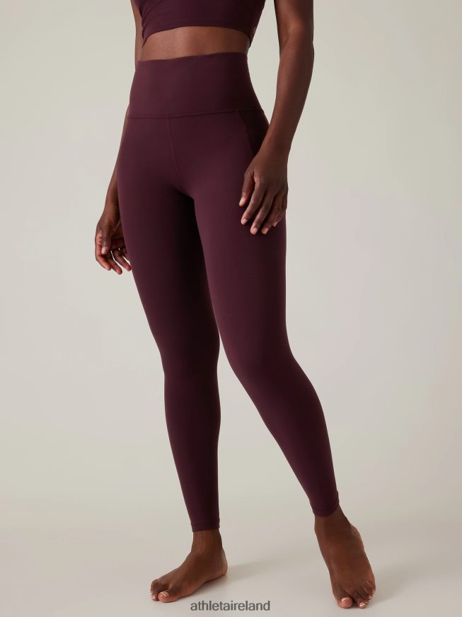 Clothing Athleta Salutation Stash Tight Spiced Cabernet Women TB826Z153