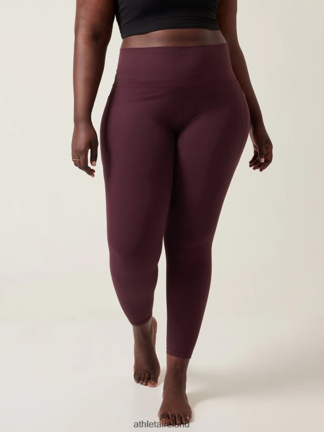 Clothing Athleta Salutation Stash Tight Spiced Cabernet Women TB826Z153