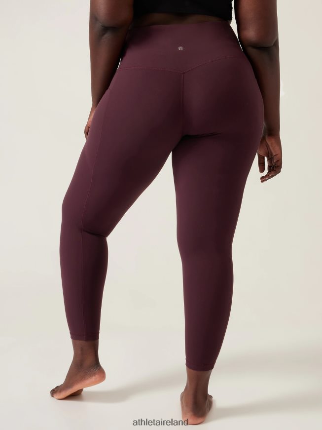 Clothing Athleta Salutation Stash Tight Spiced Cabernet Women TB826Z153