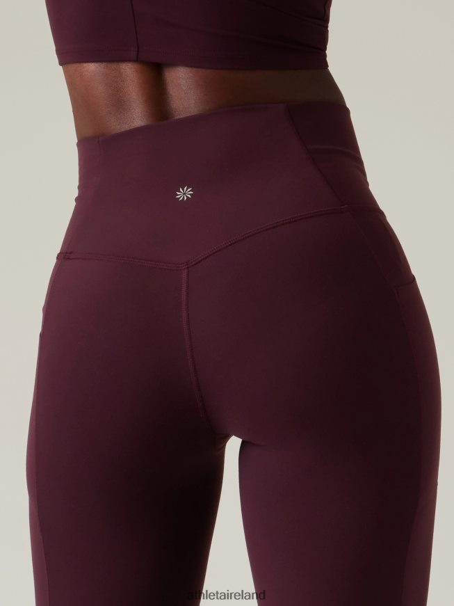 Clothing Athleta Salutation Stash Tight Spiced Cabernet Women TB826Z153