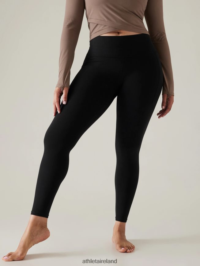 Clothing Athleta Transcend Stash Tight Black Women TB826Z125