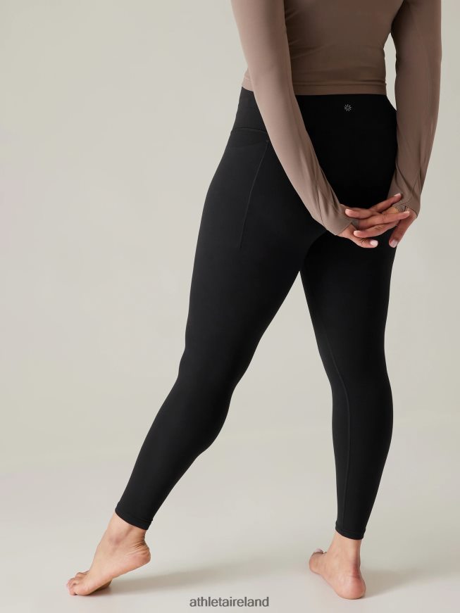 Clothing Athleta Transcend Stash Tight Black Women TB826Z125