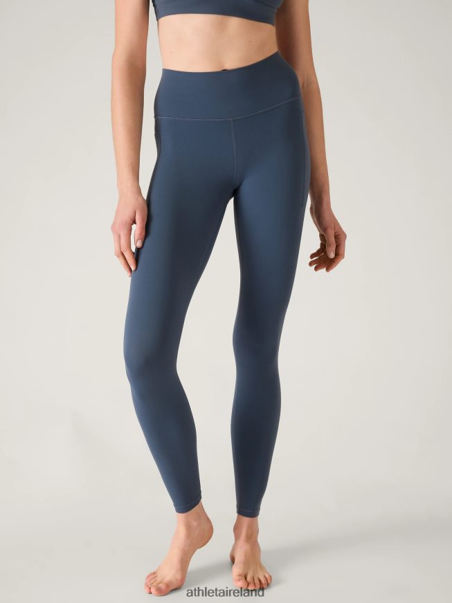 Clothing Athleta Transcend Stash Tight Granite Blue Women TB826Z24