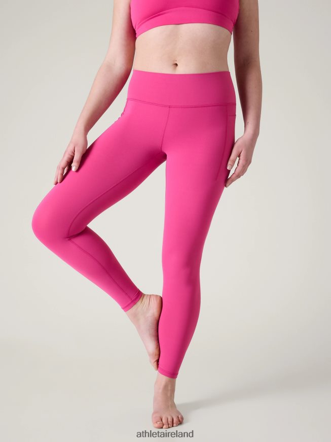 Clothing Athleta Transcend Stash Tight Iceplant Pink Women TB826Z46