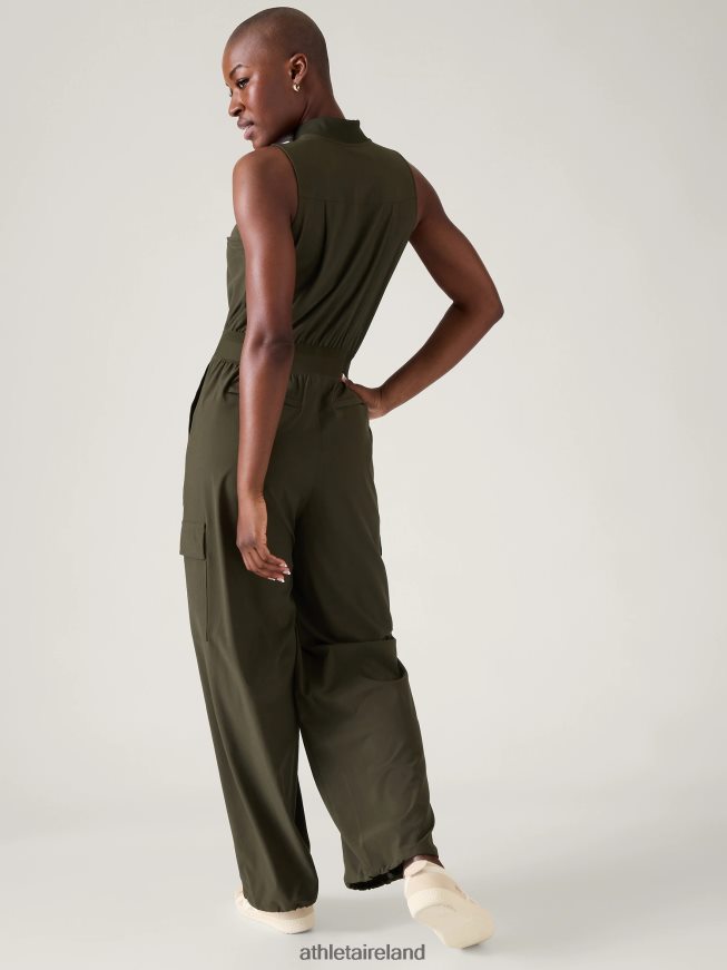 Clothing Athleta Brooklyn Utility Jumpsuit Aspen Olive Women TB826Z747