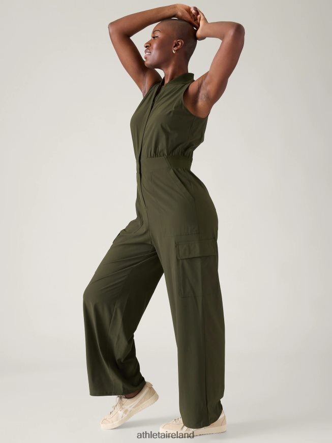 Clothing Athleta Brooklyn Utility Jumpsuit Aspen Olive Women TB826Z747