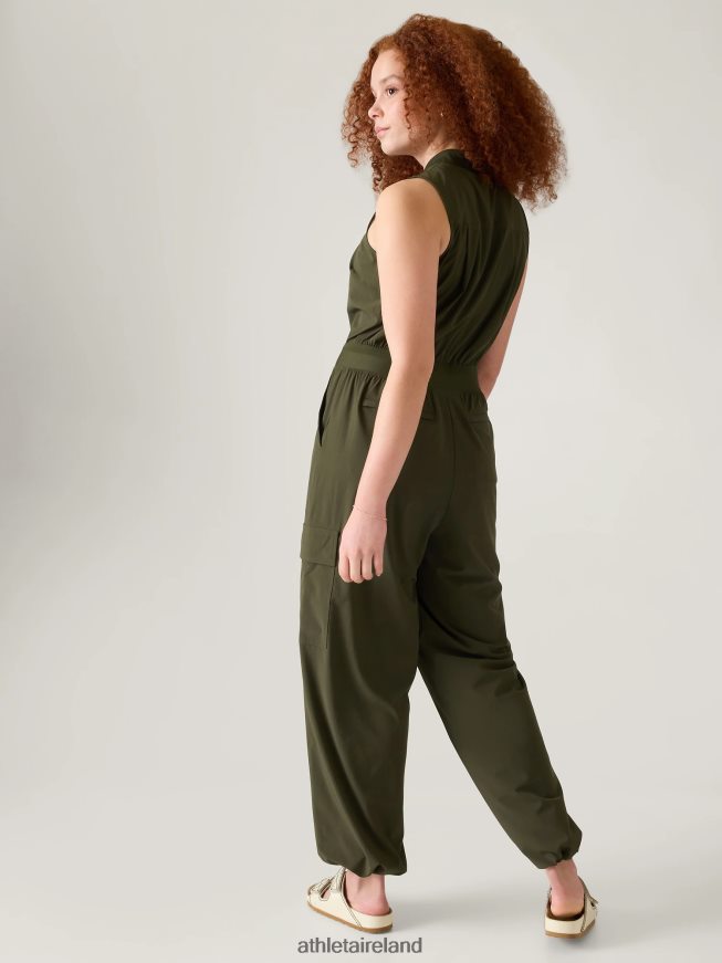 Clothing Athleta Brooklyn Utility Jumpsuit Aspen Olive Women TB826Z747