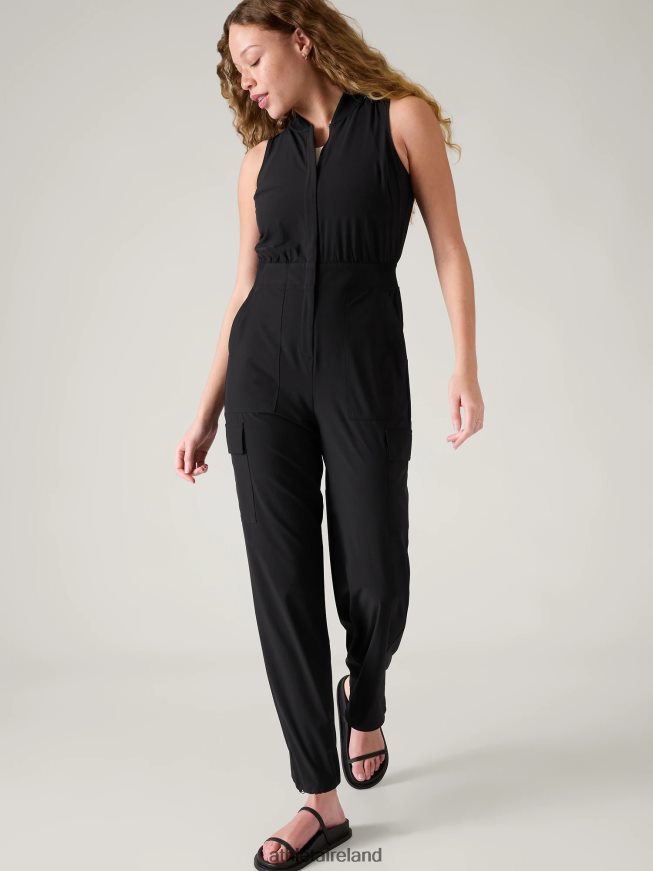 Clothing Athleta Brooklyn Utility Jumpsuit Black Women TB826Z746