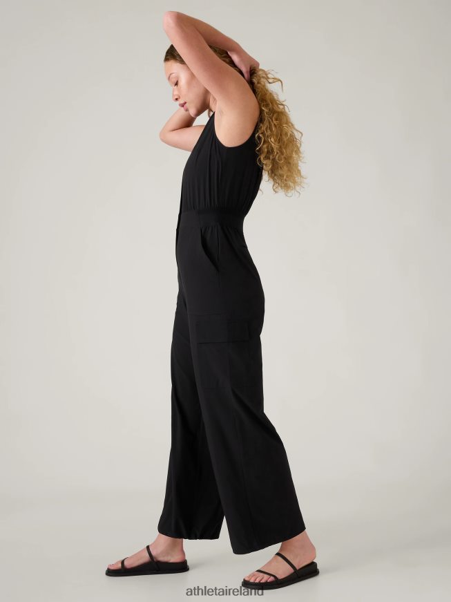 Clothing Athleta Brooklyn Utility Jumpsuit Black Women TB826Z746