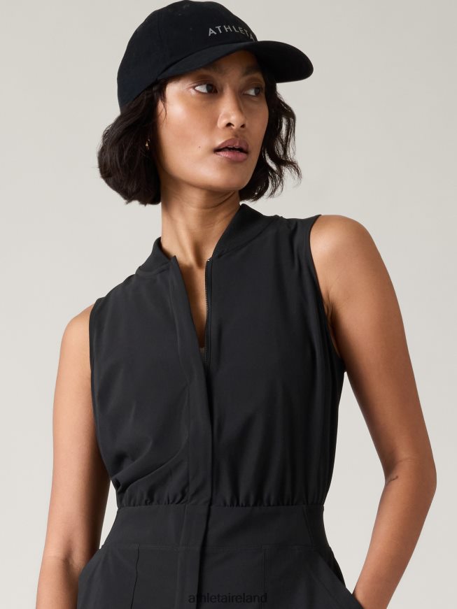 Clothing Athleta Brooklyn Utility Romper Black Women TB826Z748