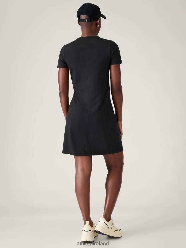 Clothing Athleta Essential Tee Dress Black Women TB826Z763