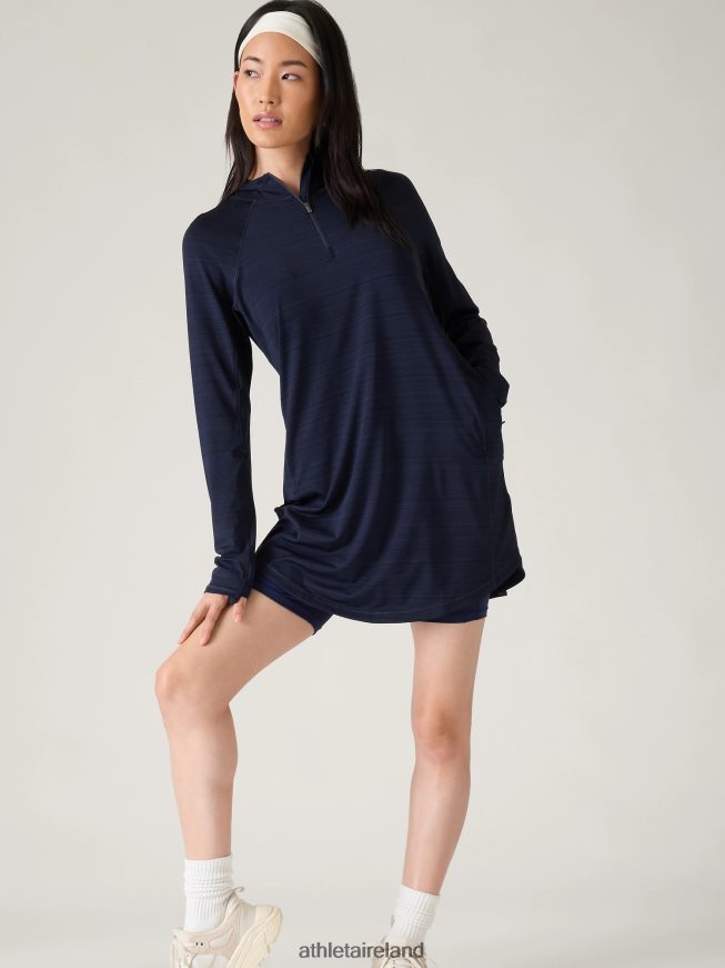 Clothing Athleta Pacifica Shores Coverup Navy Women TB826Z757