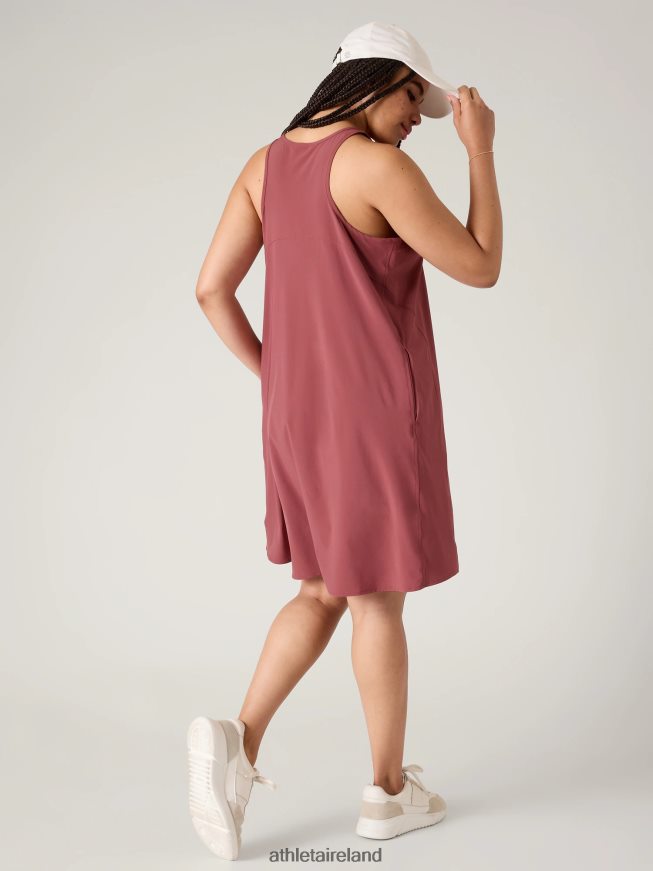 Clothing Athleta Presidio Traveler Dress Rosewood Women TB826Z787