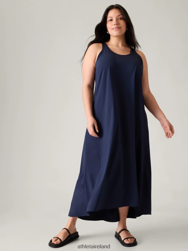 Clothing Athleta Presidio Traveler Maxi Dress Navy Women TB826Z742