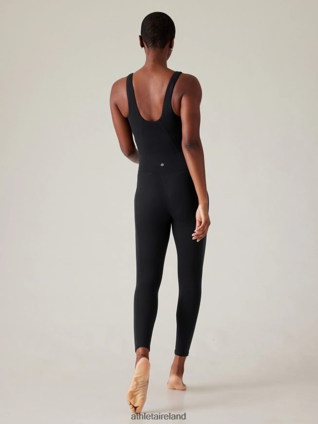 Clothing Athleta Salutation 7/8 Bodysuit Black Women TB826Z772