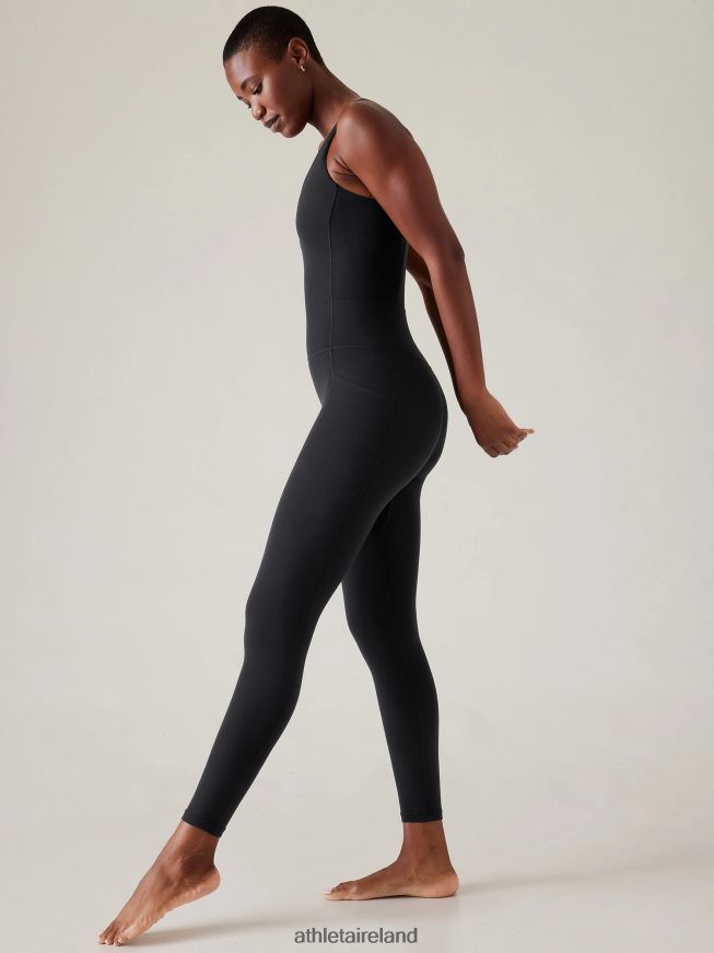 Clothing Athleta Salutation 7/8 Bodysuit Black Women TB826Z772