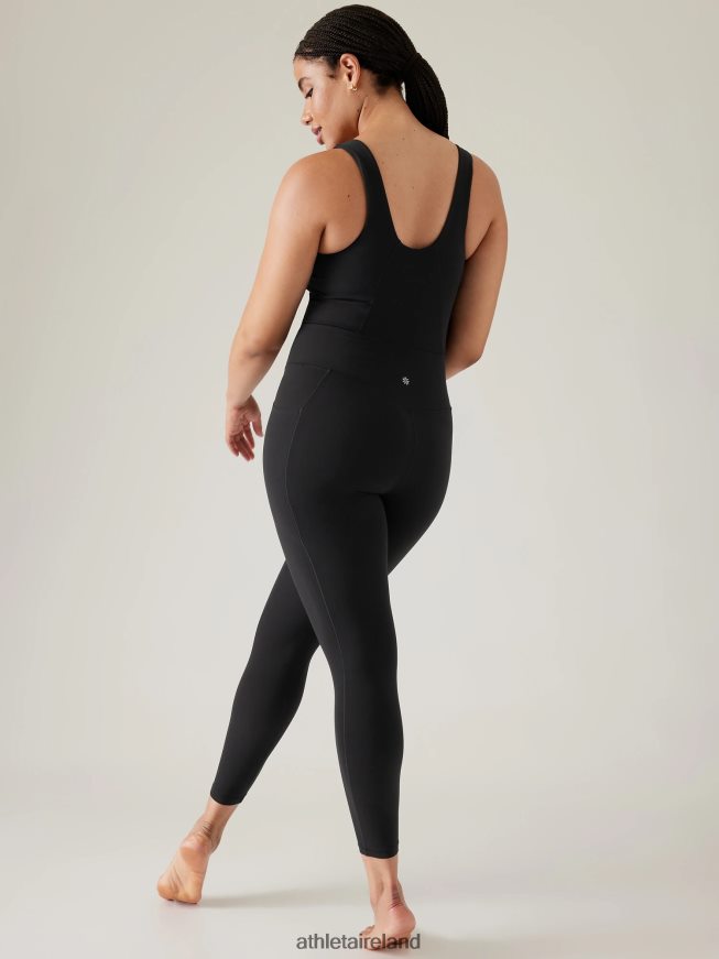 Clothing Athleta Salutation 7/8 Bodysuit Black Women TB826Z772