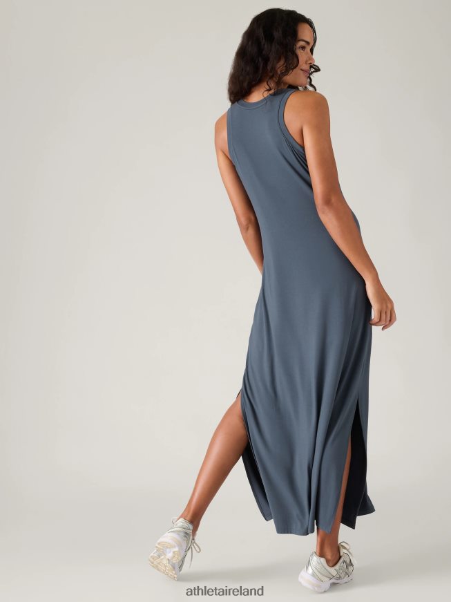 Clothing Athleta Santorini Maxi Dress Granite Blue Women TB826Z744