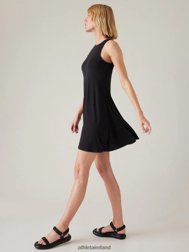 Clothing Athleta Santorini Thera Dress Black Women TB826Z751