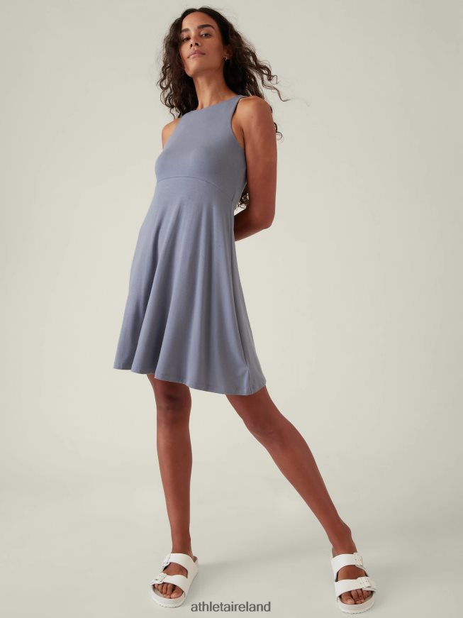 Clothing Athleta Santorini Thera Dress Coastline Blue Women TB826Z784