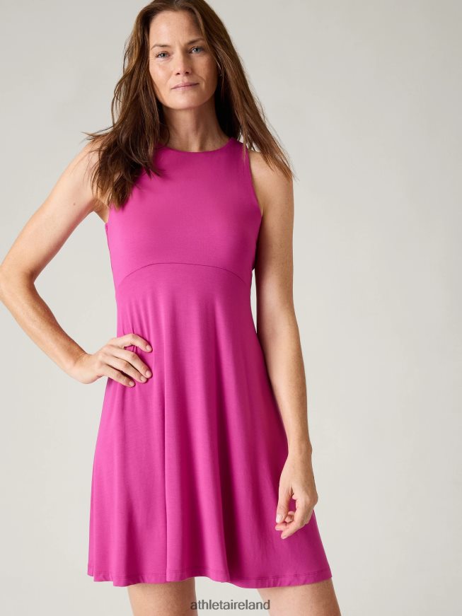 Clothing Athleta Santorini Thera Dress Iceplant Pink Women TB826Z765