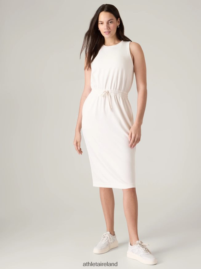 Clothing Athleta Seasoft Midi Dress Magnolia White Women TB826Z771