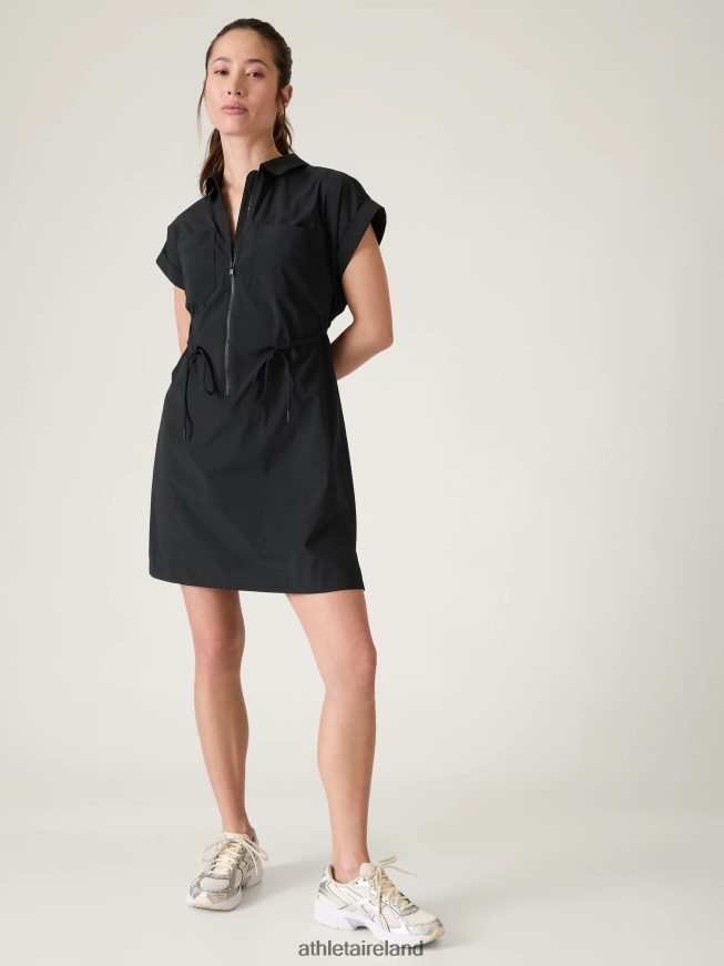 Clothing Athleta Topspin Dress Black Women TB826Z761