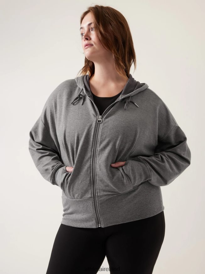 Clothing Athleta Balance Sweatshirt Medium Grey Heather Women TB826Z389