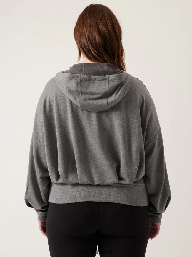 Clothing Athleta Balance Sweatshirt Medium Grey Heather Women TB826Z389