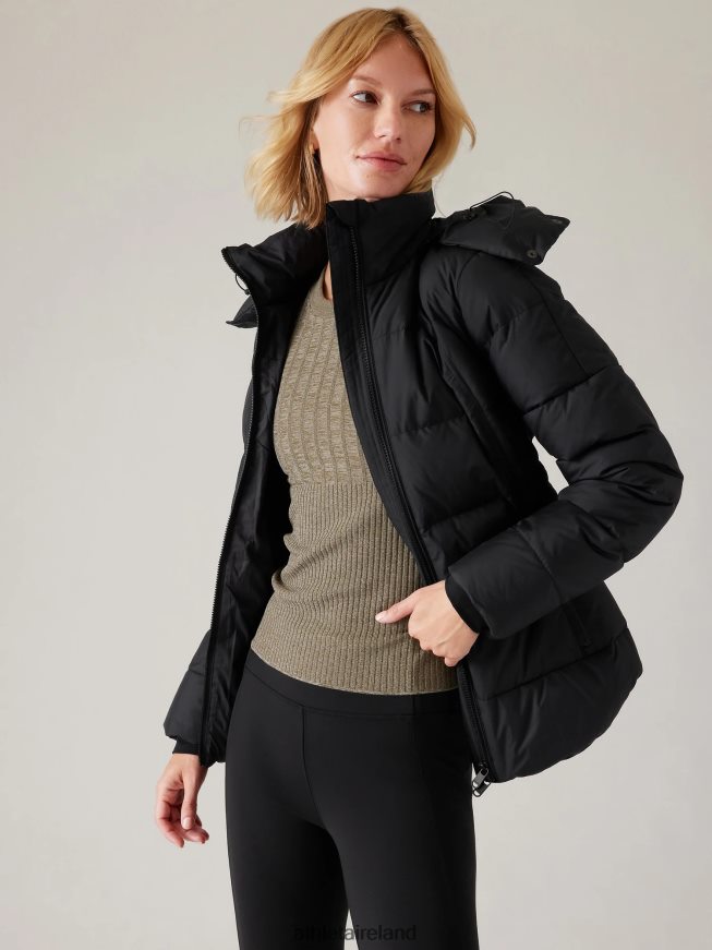 Clothing Athleta Downtown Puffer Jacket Black Women TB826Z559