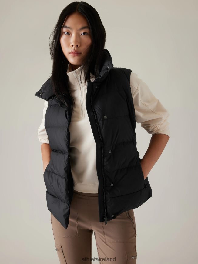 Clothing Athleta Downtown Puffer Vest Black Women TB826Z583