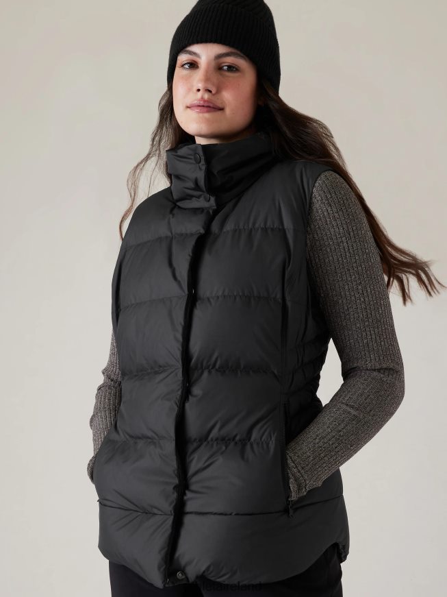 Clothing Athleta Downtown Puffer Vest Black Women TB826Z583