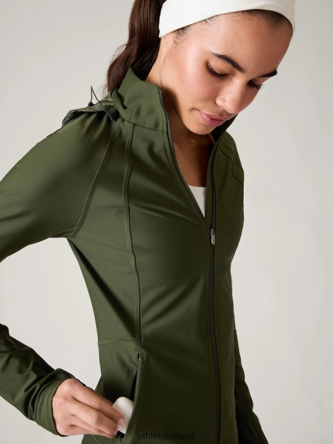 Clothing Athleta Interval Jacket Aspen Olive Women TB826Z329