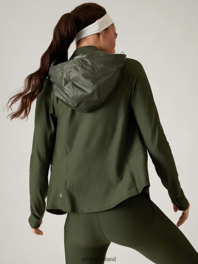 Clothing Athleta Interval Jacket Aspen Olive Women TB826Z329