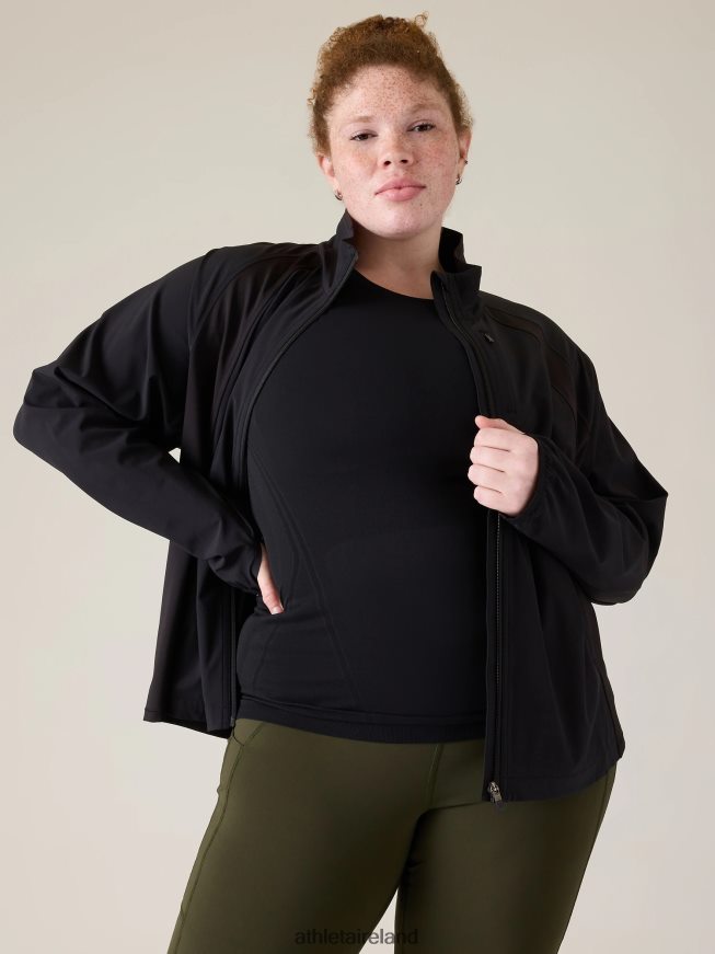 Clothing Athleta Run With It Jacket Black Women TB826Z560